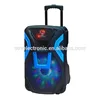 12 Inch 15 Inch high quality Portable active trolley Wireless Speaker with LED Karaoke Player light