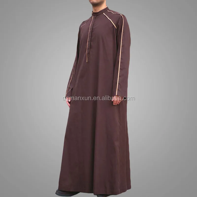 New design abaya men jubba thobe new style islamic muslim men thobe