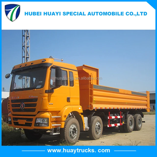 shacman 8x4 340hp 12 wheeler dump trucks for sale