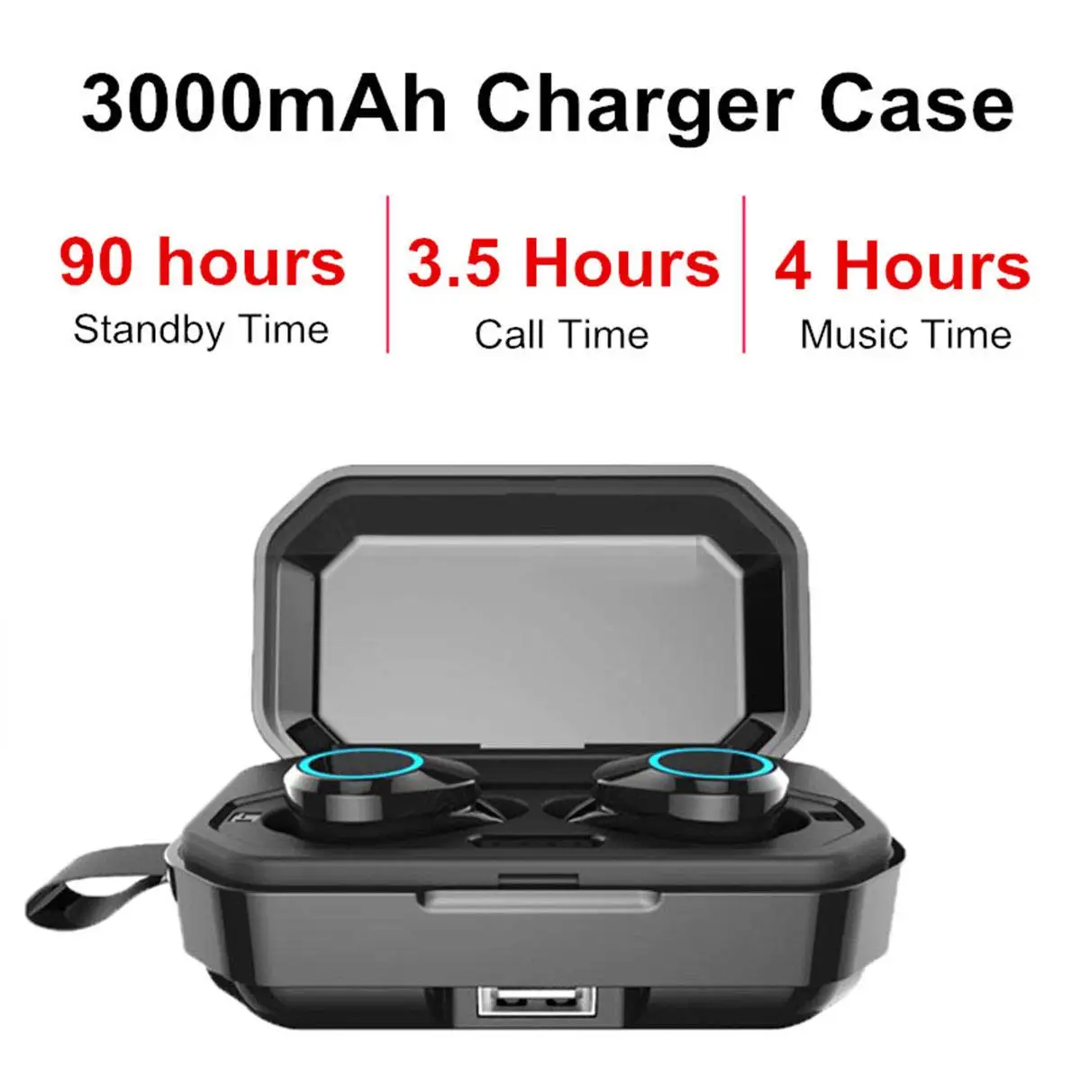 Tws X6 Wireless True Stereo Tws Wireless Version 5.0 Tws Earphone With Charging Case - ANKUX.COM
