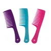 High Quality Wide Tooth Plastic Curly Hair Comb