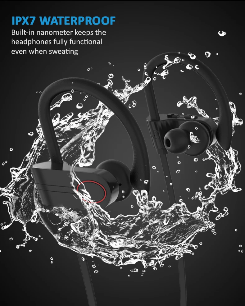 Made in china Shenzhen RU18 APTX HD Low Latency Sport Headphone Wireless Bluetooth Cell Phone Headset for OEM-Bella - ANKUX.COM