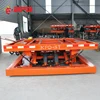 Rail slab transfer cart with hydraulic lifting for equipment move