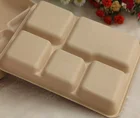 Wholesale Recycled Bamboo Plates Disposable Bagasse Tableware