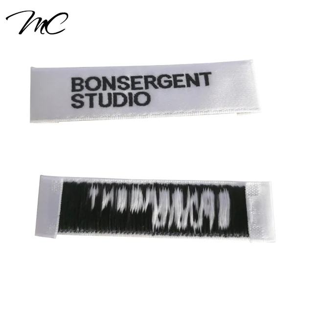 100% polyester woven label White Brand Logo Clothes Washing Design Size Care Label For Clothing/Shirt/Handbag/Suit Tag, Custom
100% polyester woven label White Brand Logo Clothes Washing Design Size Care Label For Clothing/Shirt/Handbag/Suit Tag, Custom