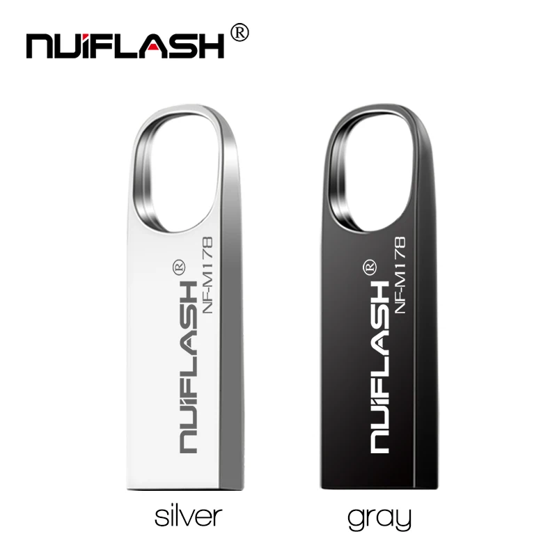 

nuiflash lowest price mini pendrive 8gb brand nuiflash metal tiny usb flash drive 32gb U disk 16gb usb 2.0 small memory stick, Black sliver