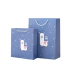 2015 cute custom gift printed recycle private label printing paper shopping bag design