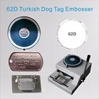 62D Turkish Military Metal Dog Tag Embossing Machine New Manual