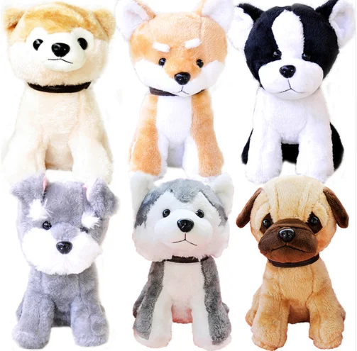 pet dog toy gift toy /cute plush dog doll for girls and kids
