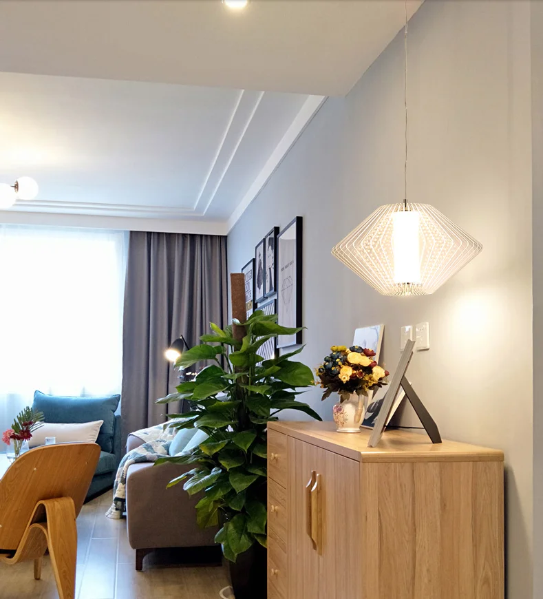 Fashion new style hotel residential living room glass decoration modern led pendant light chandelier
