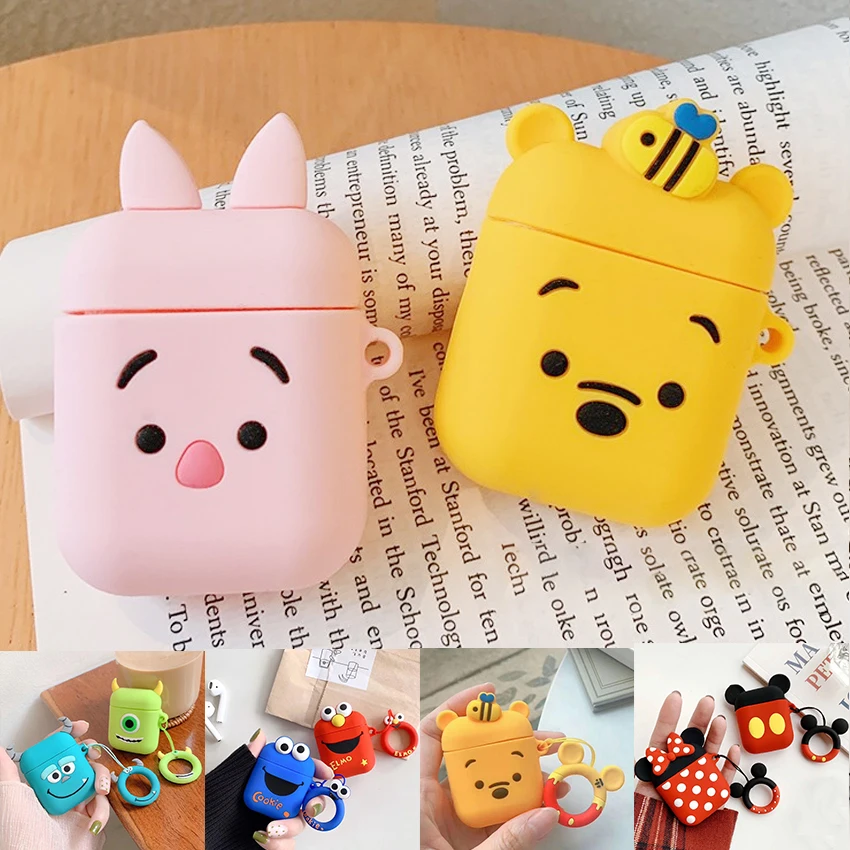 Free Shipping Cartoon Wireless Bluetooth Earphone Case For Airpods Mickey Gel Headphones Cases Ring Strap, Colorful
Free Shipping Cartoon Wireless Bluetooth Earphone Case For Airpods Mickey Gel Headphones Cases Ring Strap, Colorful