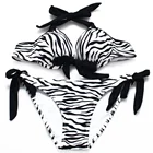 Wholesale Hot sell High Quality leopard printed 2 pieces bikini