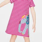 New Arrival Wholesale Summer Children Dress Cute Yellow Cat Kids Clothes Girl Dress