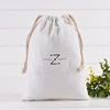 Wholesale Jiuhui Brand Cheap Plain Calico Cotton Drawstring Bag
