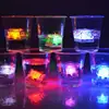Colorful Flash LED Ice Cubes Wedding Festival Decor Party Props Luminous LED Glowing Induction Ice Cubes