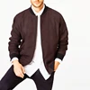 Men's Slim Casual Raglan Sleeve Design Classic Burgundy Jacket velvet biker jacket