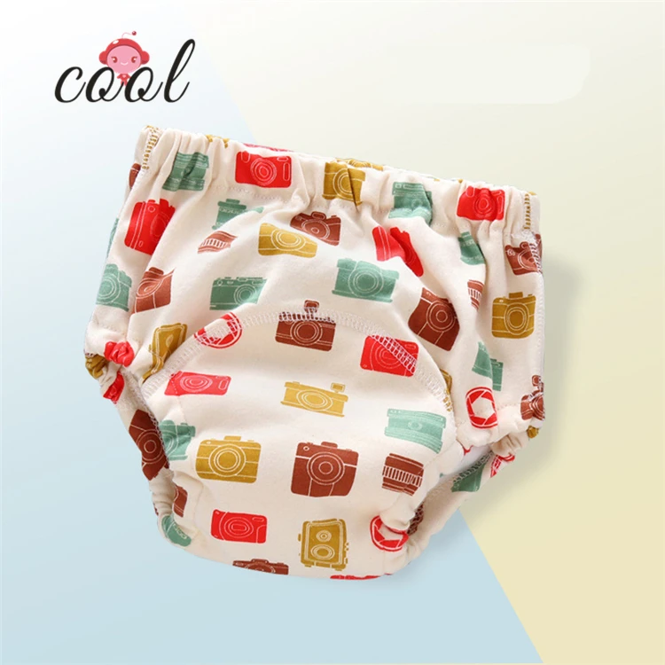 

New born baby reusable washable diapers wholesale baby pants breathable organic cotton cloth diapers for baby, Colorful