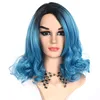 High Temperature Fiber Wigs Cosplay Long Wavy Wigs For Women Synthetic Cheap Wigs