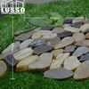 LUSSO Ceramic Hot sale nature mixed coloured rain stone for Landscape decoration