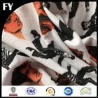 Factory custom high quality digital printing knit fabric tube cotton