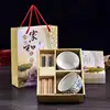 Ywbeyond Japanese style tableware sets porcelain bowls+ chopstick sets in gift box return gifts for kids birthday