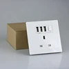 CE ROHS gift items uk 3 usb port type wall electrical extension sockets and switches