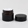 High quality 5g 10g 15g 20g 30g 50g 100g amber cosmetic luxury glass jar for cream cosmetic