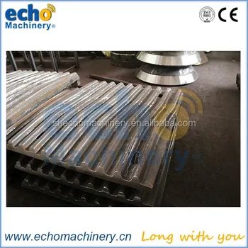 high manganese steel McCloskey J40 jaw crusher spares jaw plate for quarrying industry