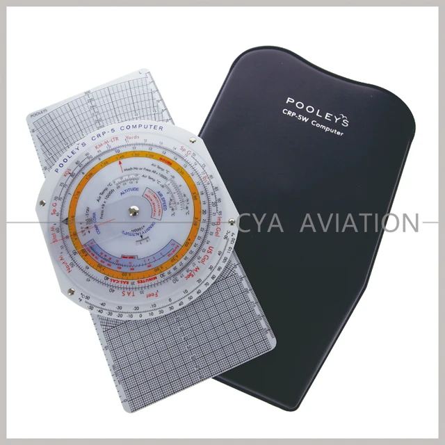 Big plastic flight computer,or calculation and conversion of temperature, time, distance, volume, altitude, speed,etc#CRP-5