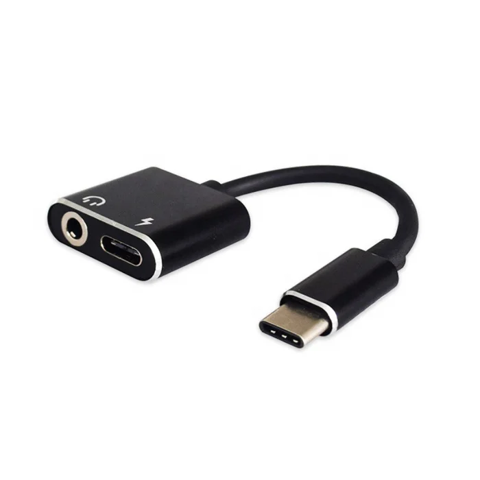 2 in 1 USB Type C Male to 3.5mm Female Stereo Earphone Converter Dongle and Charging Adapter
2 in 1 USB Type C Male to 3.5mm Female Stereo Earphone Converter Dongle and Charging Adapter