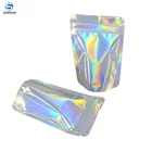 Printed film mylar laminated zipper zip lock ziplock holographic plastic packaging bags
