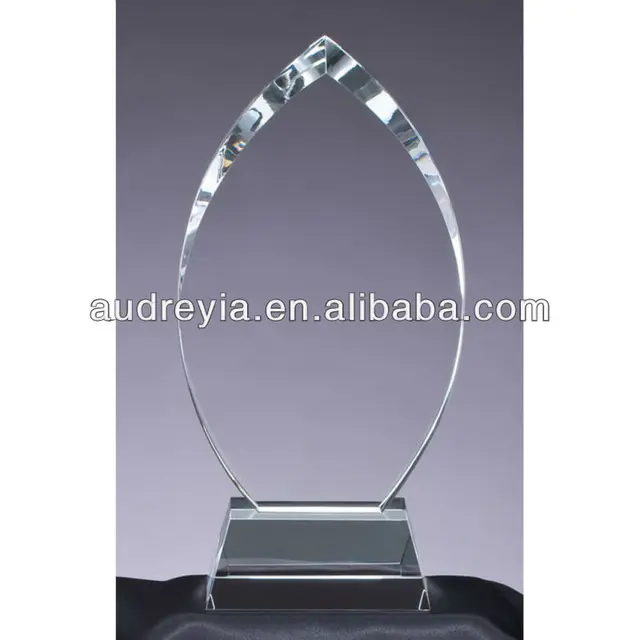 wholesale blank crystal trophy for laser engraving