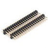 dip connector 2.00mm stacking header 2 rows 2 plastic insulation height1.0/2.0/2.54mm vertical through hole for pcb