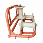 Good price steel corner protection ground roller cable pulley