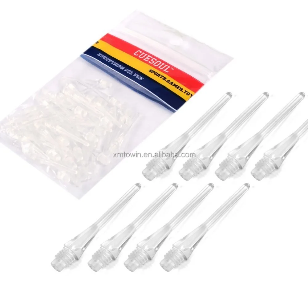 CUESOUL Transparent Soft Tip for dart game, durable and nice, excellent tip for electronic dart game
CUESOUL Transparent Soft Tip for dart game, durable and nice, excellent tip for electronic dart game