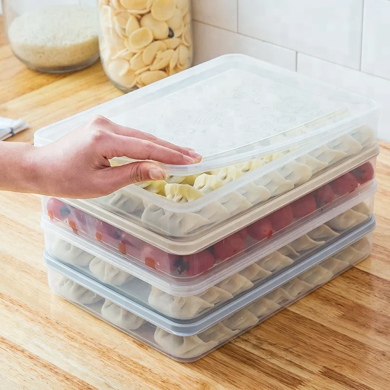 Plastic Dumpling Box Frozen Dumplings Fresh Storage Box Storage Boxes & Bins Food Container Transparent White Customized Logo
Plastic Dumpling Box Frozen Dumplings Fresh Storage Box Storage Boxes & Bins Food Container Transparent White Customized Logo