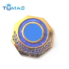Customized cheap metal school sports meet badges pin badge button