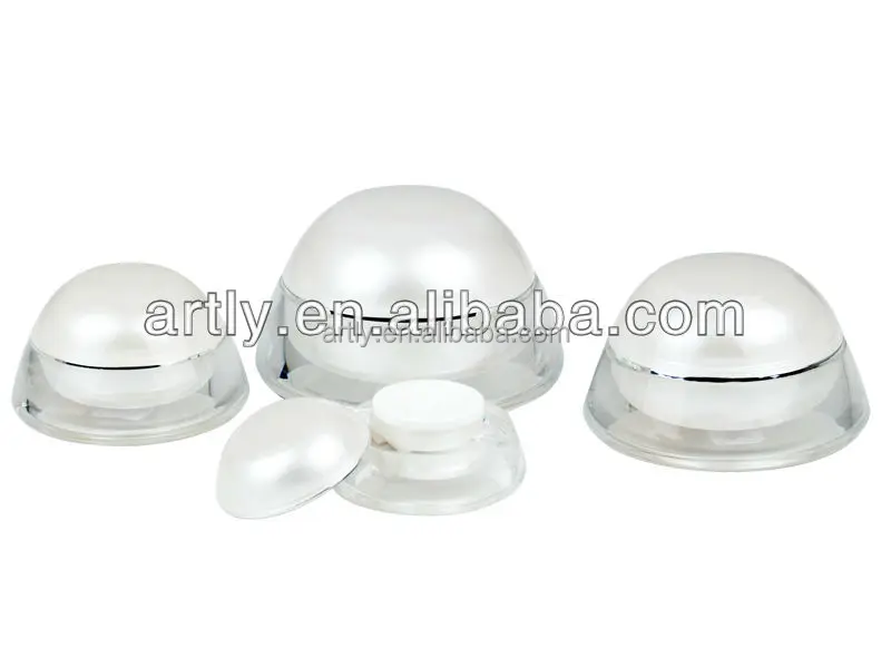 5g 10g 15g 30g 50g Domed acrylic jar luxury plastic cream jar wholesale