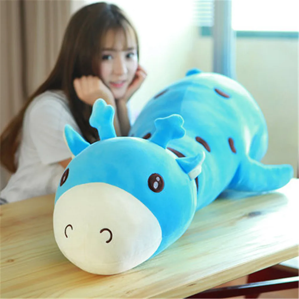 Fancytrader Big Huge Lovely Giraffe Pillow Toys Cuddly Giant Yellow Blue Pink Giraffe Animals Doll 4 Sizes 2