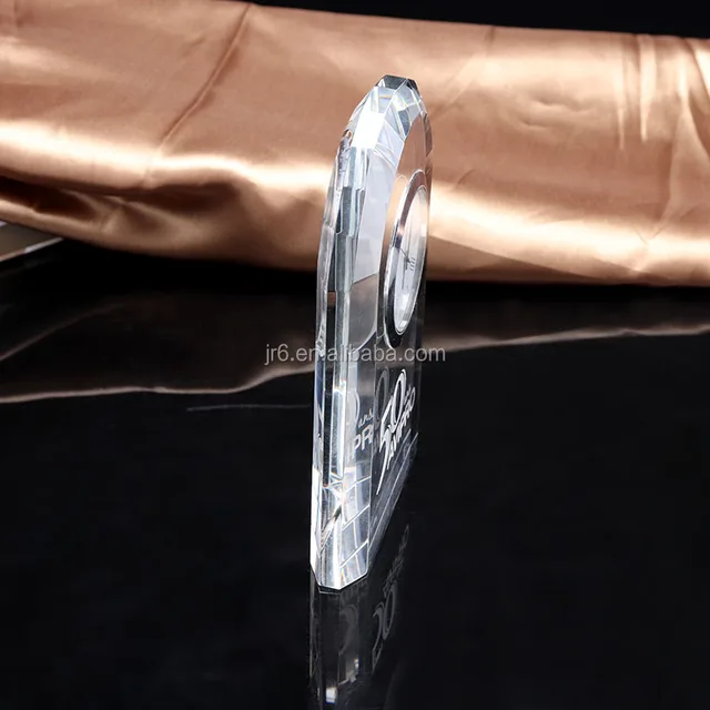 crystal table clock anniversary gift souvenir gift clock