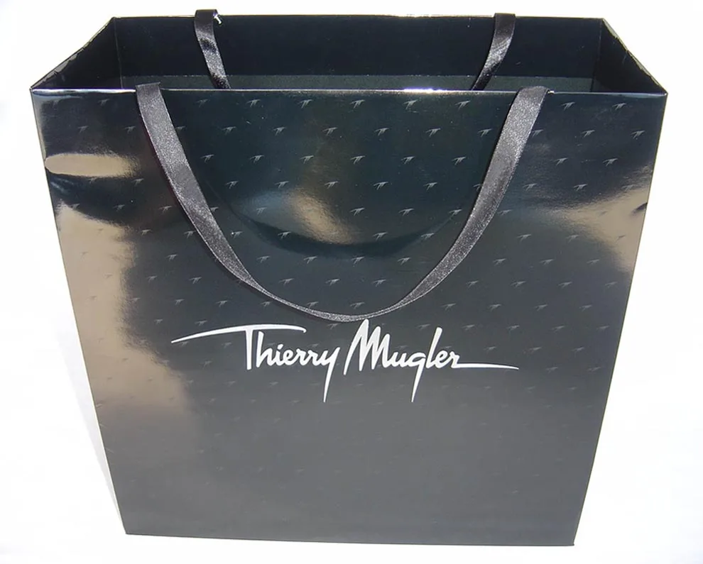 matte lamination paper packing bags with logo vernish
