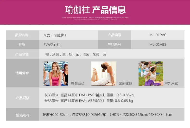 Deep-tissue grid massage foam roller muscle pain relief therapy roller yoga eercise foam roller -mimic size easy carry