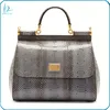Elegant desgin genuine snake leather tote bag for women,Made in Italy