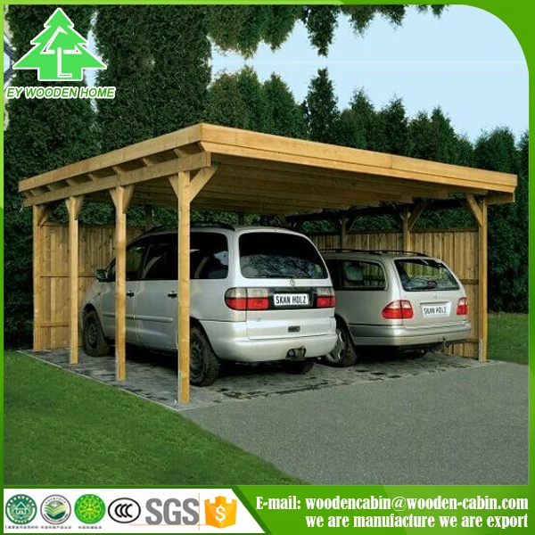 Latest Design Outdoor Waterproof Carport Aluminum / Wooden Carport For