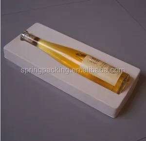 custom ps flocking wine gift blister plastic packaging tray and