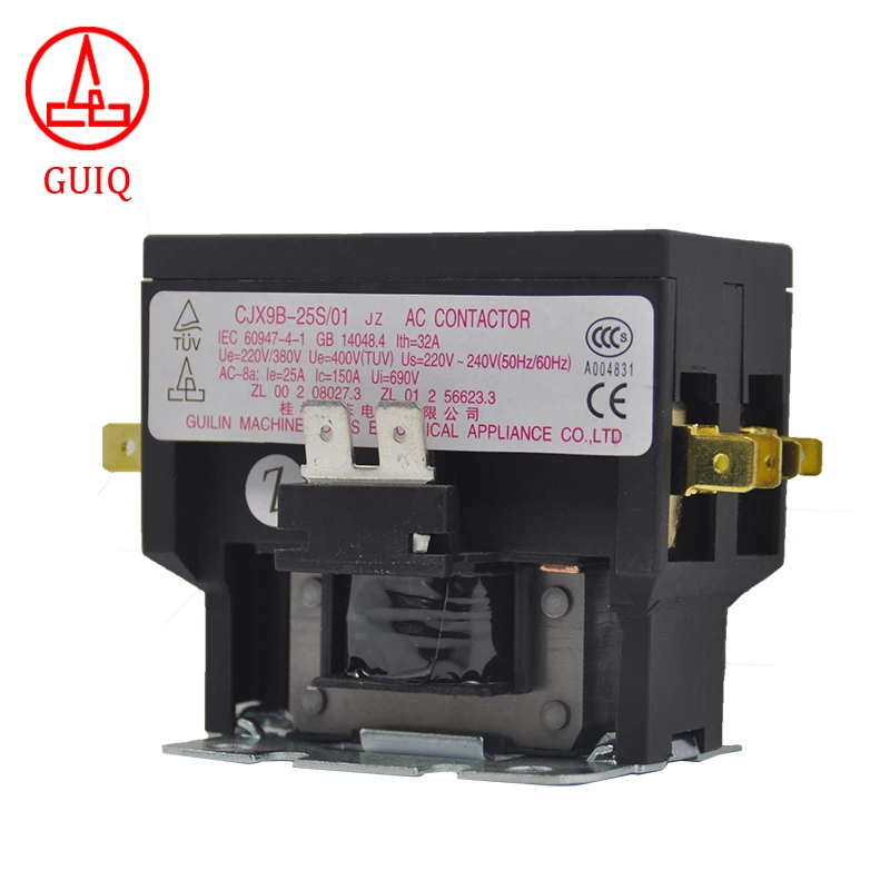 CJX9B-25S/D AC 220-240V Air Conditioner Coil Magnetic Contactor 