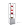 Customized free standing glass display cabinet showcase, cabinet display glass