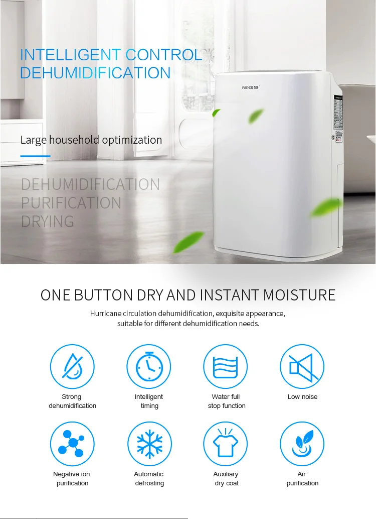 11.5L/Day 215W 1.8L Remote Control Dehumidifier 1