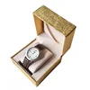Factory Wholesale Luxury Golden Watch Storage Box Storage Bin Watch Storage Box Custom Logo Packaging Boxes