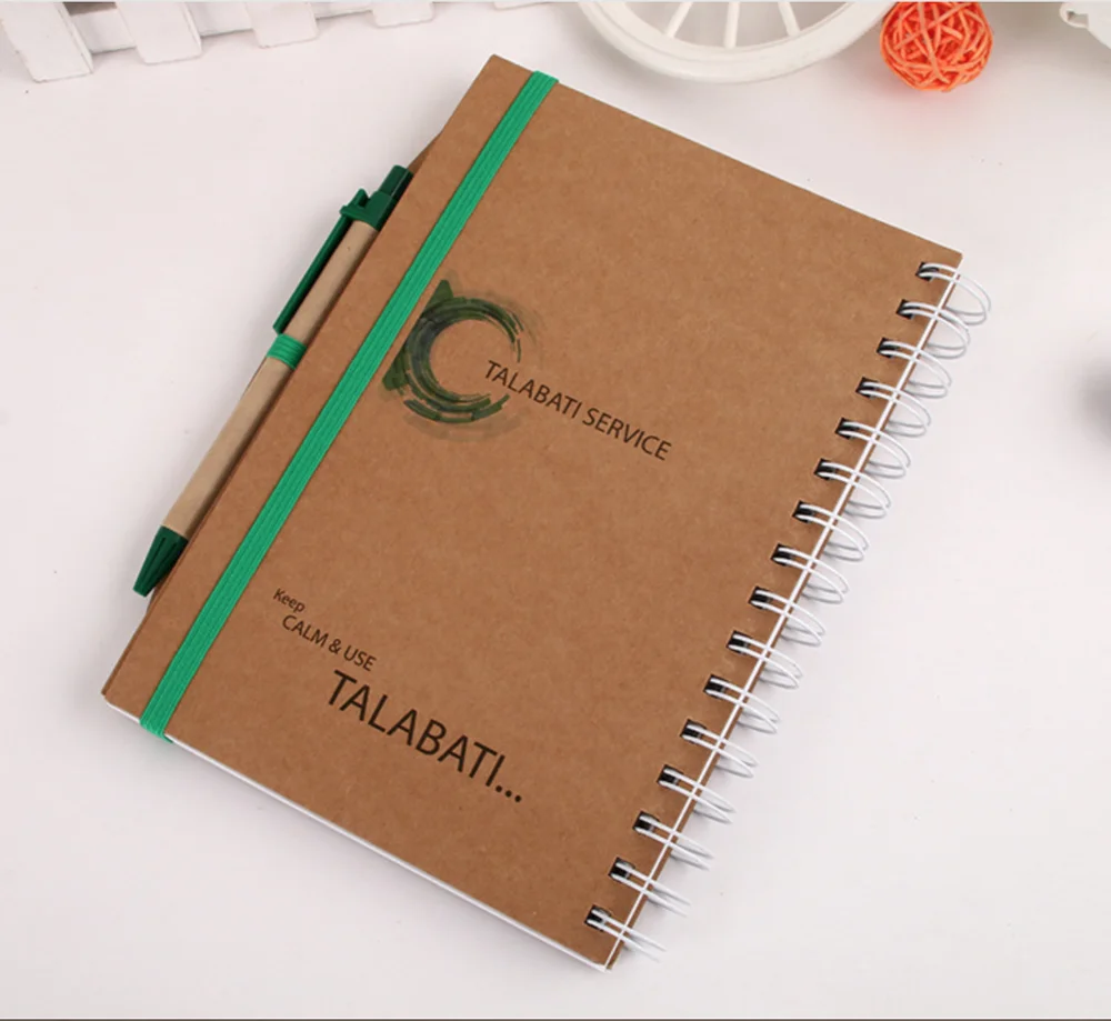 best promotion gift environmental recycle kraft paper notebook